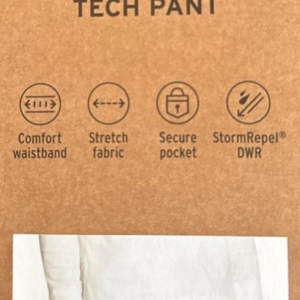 Men’s Eddie Bauer Rainier Tech Pants, size 36x30 - Picture 3 of 3